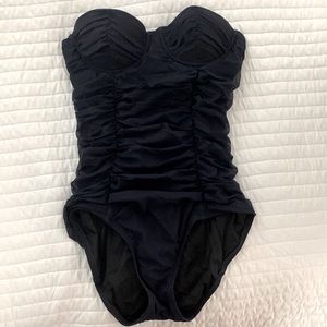 J.Crew Ruched Tulle one-piece